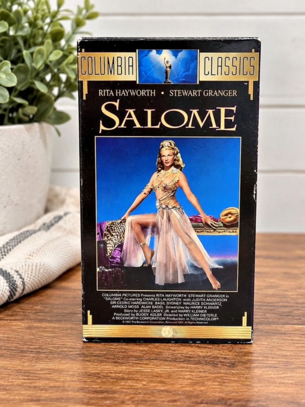 Vintage Salome VHS Tape Columbia Classics Rita Hayworth 1953